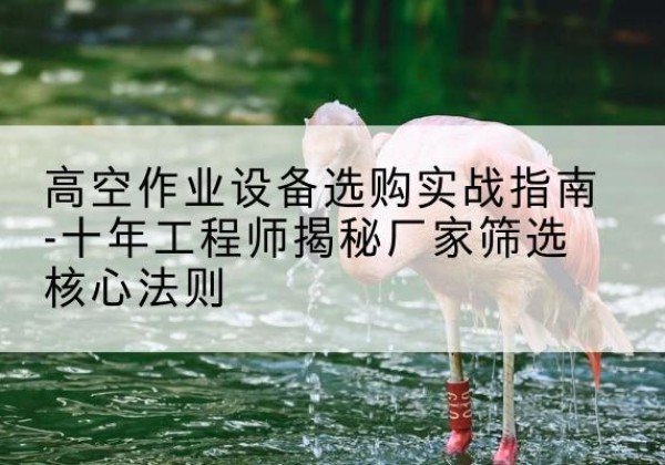 舟曲剪叉式升降机厂家-高空作业设备选购实战指南-十年工程师揭秘厂家筛选核心法则